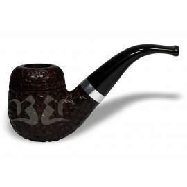 Cachimbo Bertoldi Maestro Briar Rústico 9mm Peça Única
